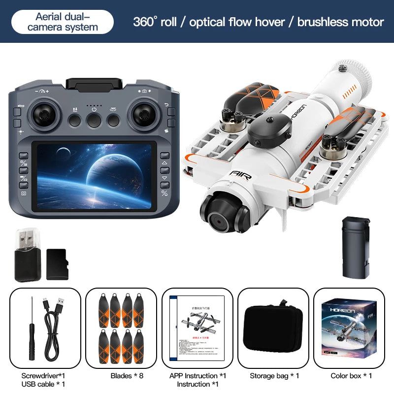 Drone AE22 Brushless 4K/8K – Écran 4,3" | GPS, Évitement d'obstacles, FPV WiFi 5G, Pliable