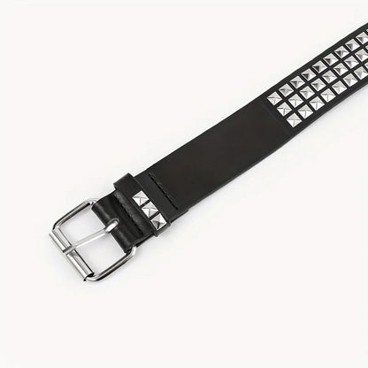 Ceinture Simili-Cuir Style Metal Pyramid 105 cm Ma boutique