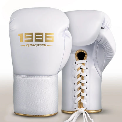 Gants de Boxe Professionnels Adulte Cuir PU – Sanda, Muay Thai, MMA, Sparring | 8 à 14 oz | Homme & Femme | 4 Coloris - BLACKBEARD OUTDOOR INDUSTRIES