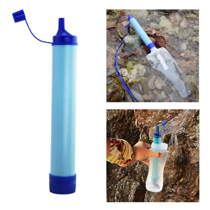 Filtre à Eau Portable Survie – Paille Purificateur 4 Étapes 0,01 Micron UPF