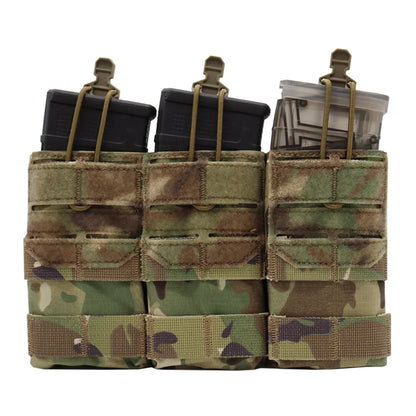Porte-Chargeur Triple Tactique MOLLE – Nylon 500D | Compatible 556 M4 M16 | 6 Coloris - BLACKBEARD OUTDOOR INDUSTRIES