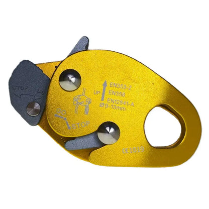 Bloqueur de Corde Escalade Aluminium 7075 – Auto-Freinant, 22 KN, Ø9–13 mm