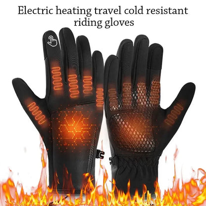 Gants chauffants USB tactiles, coupe-vent et ajustables
