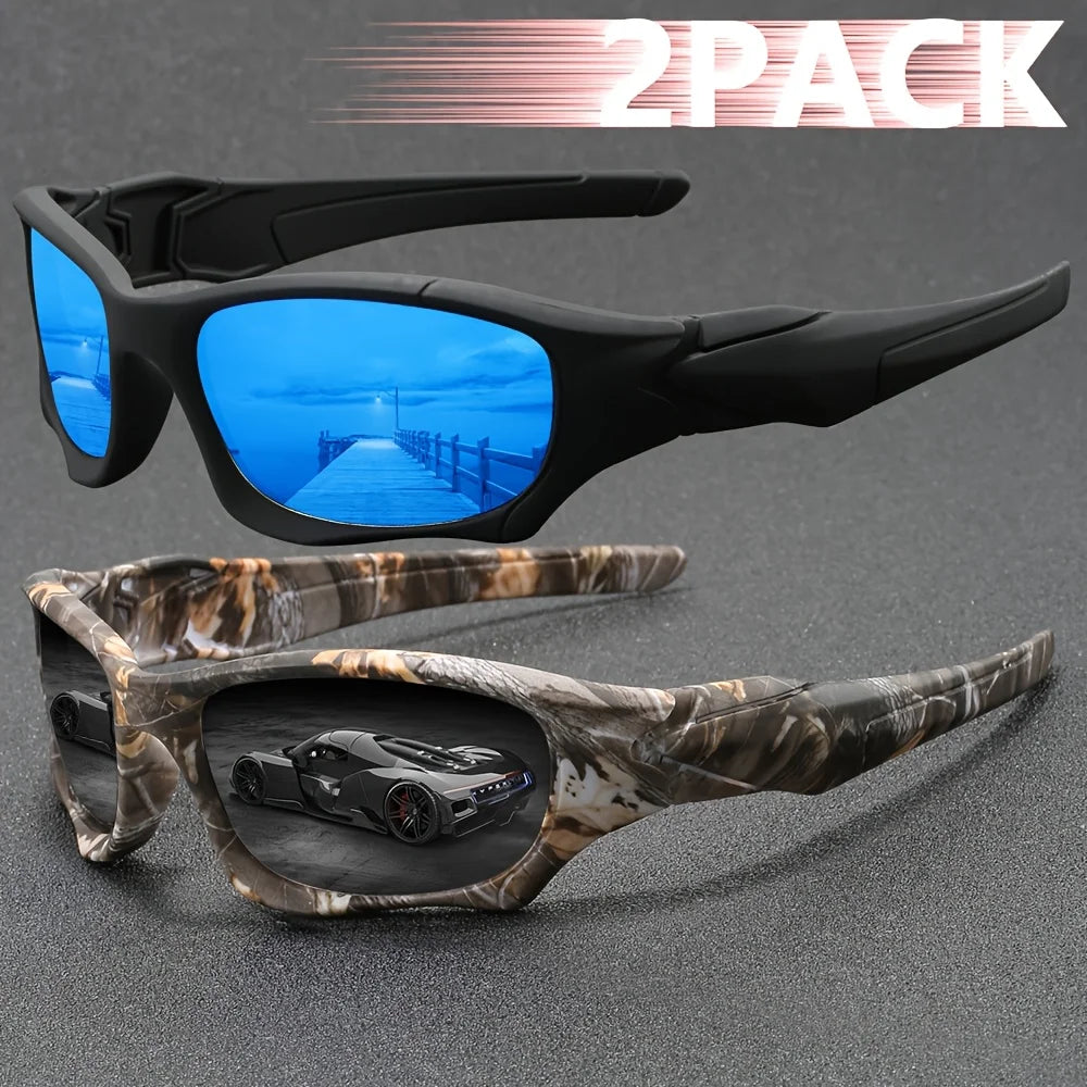 Lunettes Tactiques Coupe-Vent Camouflage UV400 – Pêche, Conduite, Cyclisme, Randonnée