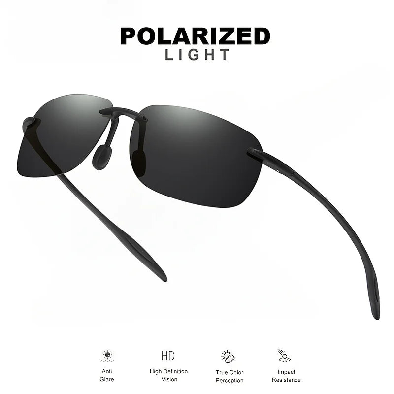 Lunettes Polarisées Ultra-Légères TR90 – Verres TAC UV400 | Conduite, Pêche, Outdoor