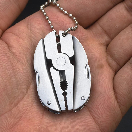Outdoor Mini Folding Muilti-functional Plier Clamp Keychain Outdoor Hiking Tool Pocket Multitools Knife BLACKBEARD OUTDOOR INDUSTRIES