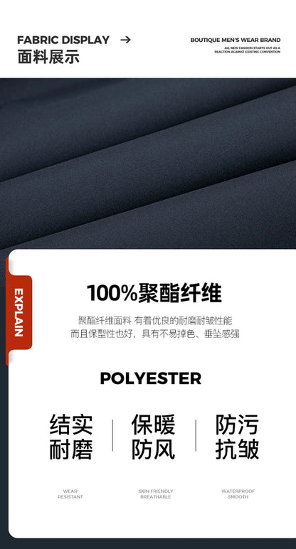 Parka Homme d'Hiver avec Col à Capuche, Résistante à l'Eau et au Vent - Confort et Chaleur -40°C BLACKBEARD OUTDOOR INDUSTRIES