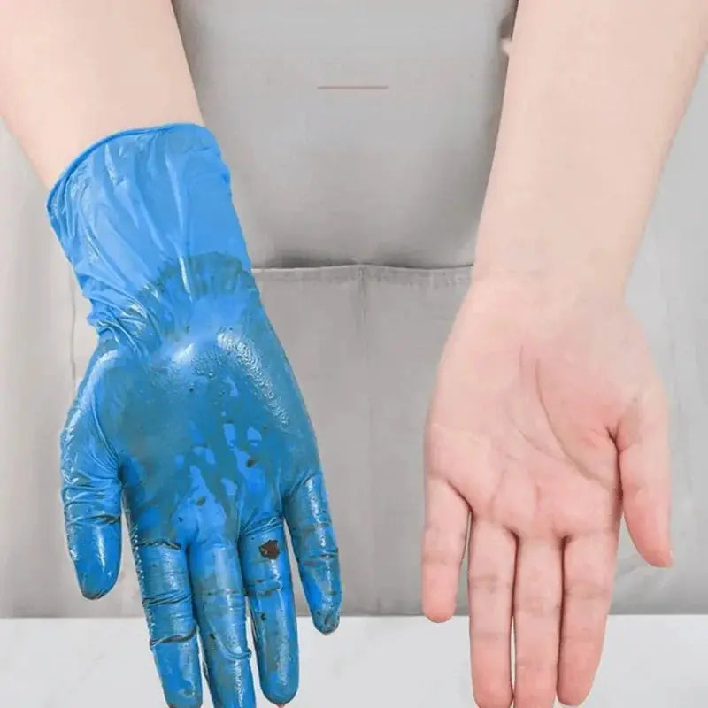 Gants Jetables en Nitrile Bleu – Étanches et Résistants - BLACKBEARD OUTDOOR INDUSTRIES