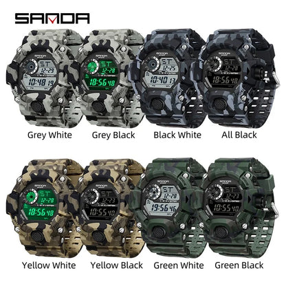 SANDA 2183 – Montre Électronique Homme - BLACKBEARD OUTDOOR INDUSTRIES