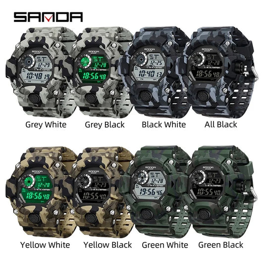 SANDA 2183 – Montre Électronique Homme - BLACKBEARD OUTDOOR INDUSTRIES