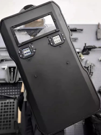 Bouclier Tactique ABS Anti-Émeute — Protection Haute Résistance avec Option LED - BLACKBEARD OUTDOOR INDUSTRIES