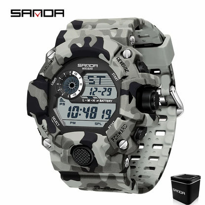 SANDA 2183 – Montre Électronique Homme - BLACKBEARD OUTDOOR INDUSTRIES