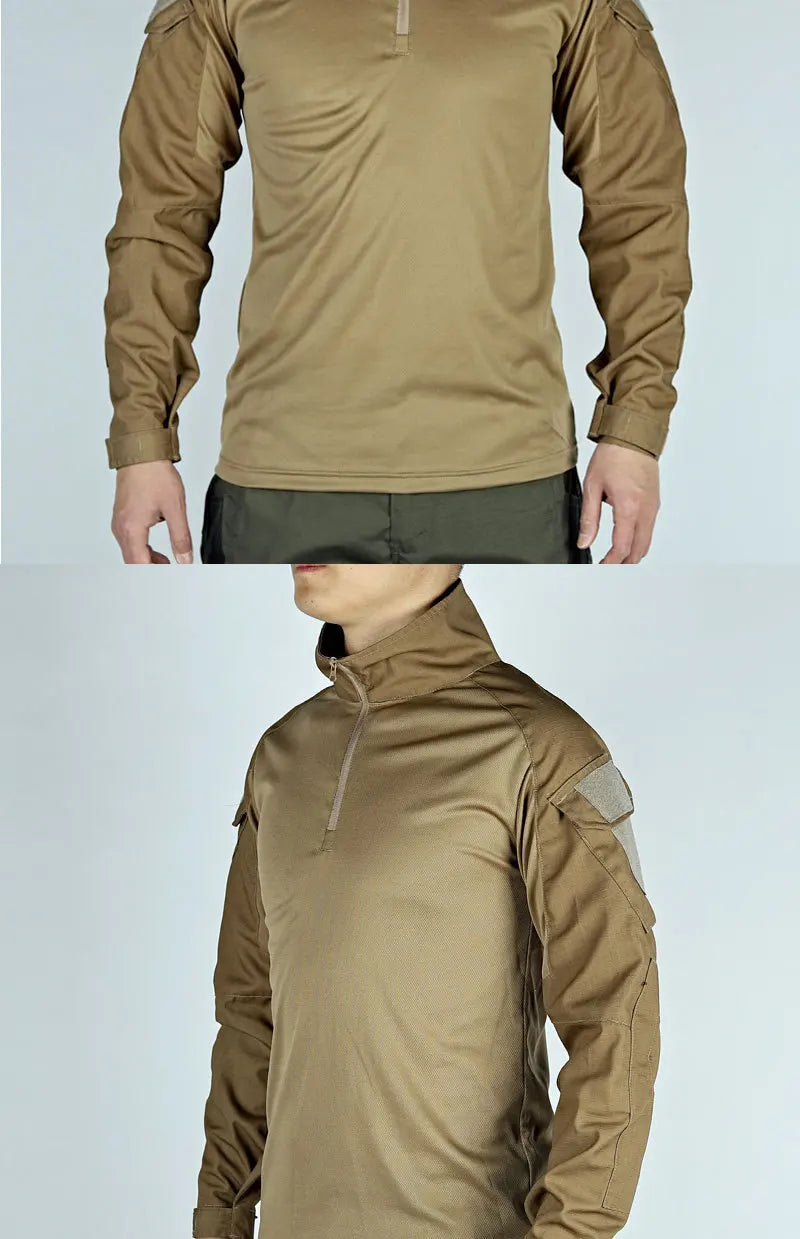 T-shirt Militaire à Manches Longues – Vêtement Tactique Respirant pour Entraînement, Chasse, Randonnée et Travail – Unisexe BLACKBEARD OUTDOOR INDUSTRIES