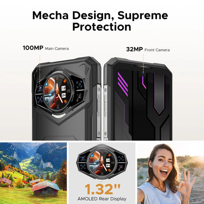Smartphone Incassable 5G 10100mAh 512Go Android 16 DOOGEE S200