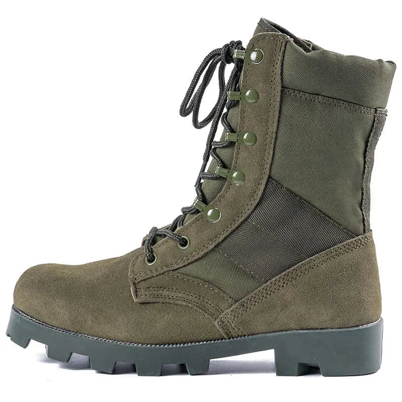 Bottes Tactiques Desert Boots Vertes - Imperméables, Tailles 37 à 48