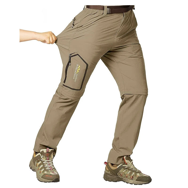 Pantalon Randonnée Tactique Homme 2-en-1 — Imperméable, Séchage Rapide, Anti-UV | L à 6XL - BLACKBEARD OUTDOOR INDUSTRIES
