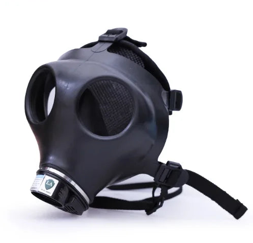 Masque à Gaz HG-700 Silicone Noir – Respirateur Tactique Multiusage avec Filtre