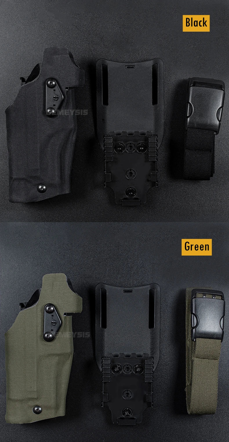 Holster Tactique de Cuisse – Pour Glock 17 Gen4 / G19 avec Lampe X300 / X300U - BLACKBEARD OUTDOOR INDUSTRIES