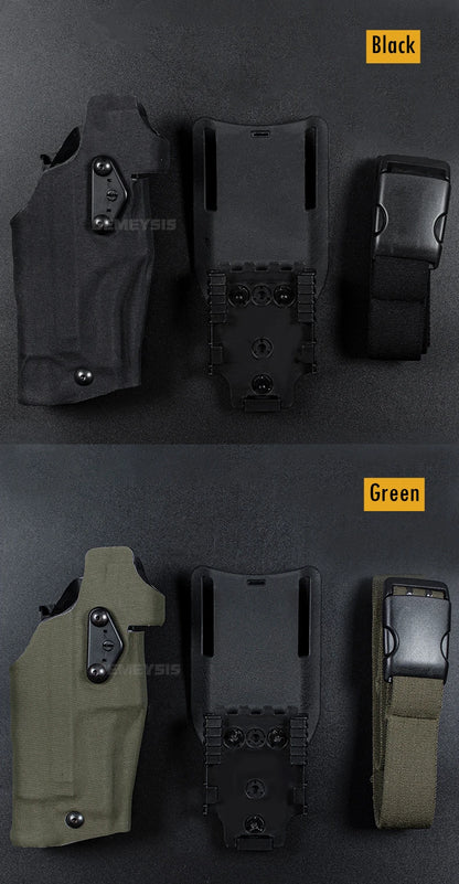 Holster Tactique de Cuisse – Pour Glock 17 Gen4 / G19 avec Lampe X300 / X300U - BLACKBEARD OUTDOOR INDUSTRIES