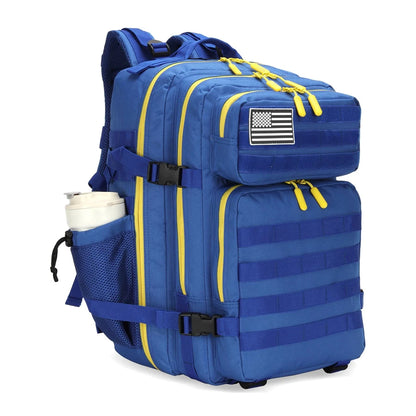 Sac à dos tactique 45 L avec système MOLLE et compartiment PC