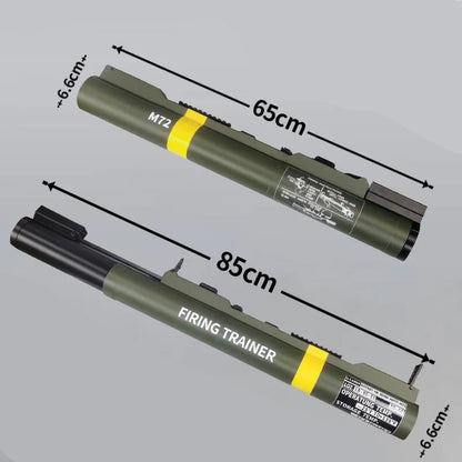 Maquette 3D Lance-Roquettes M72 LAW Américain — Extensible, Non Fonctionnel, Éducatif