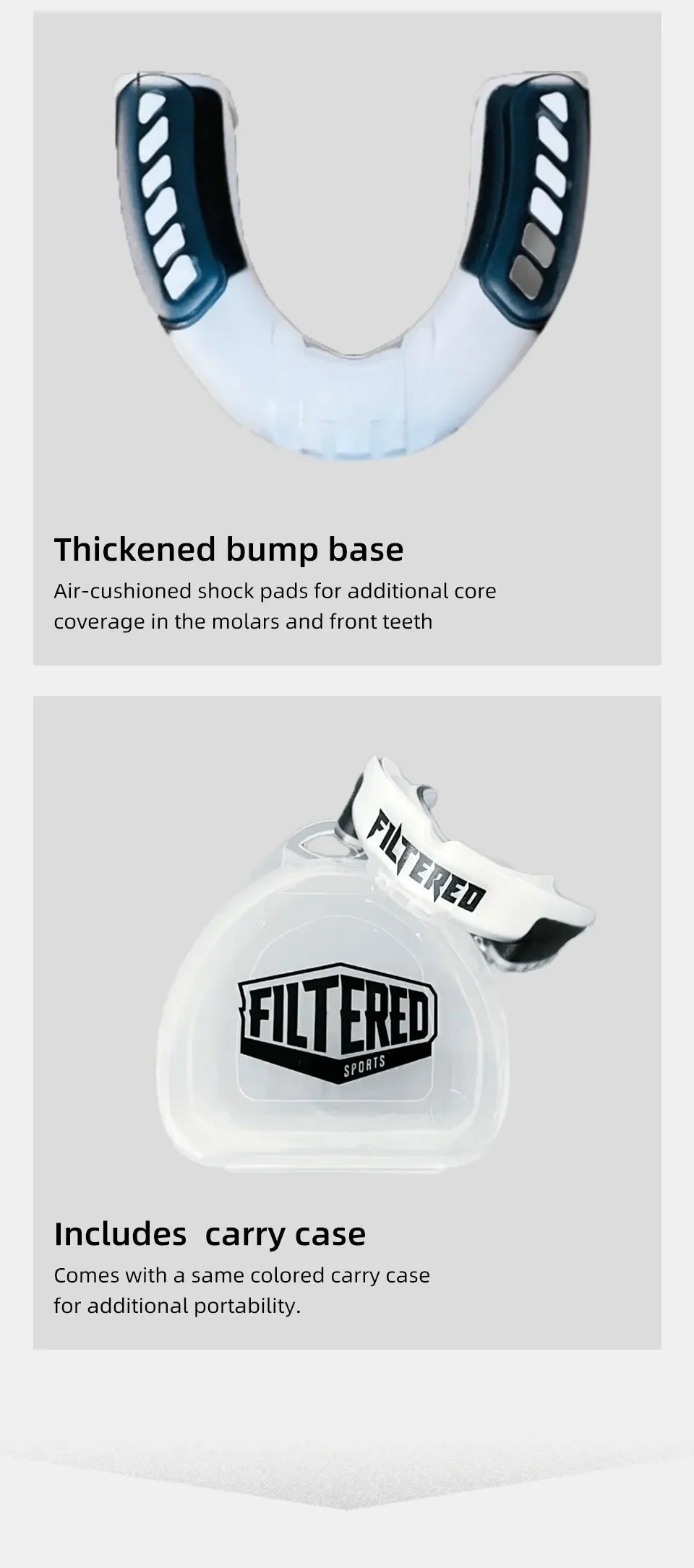 Protège-Dents de Sport FILTERED – Protection Dentaire EVA, Idéal pour MMA, Boxe, Kickboxing et Sports de Combat - BLACKBEARD OUTDOOR INDUSTRIES