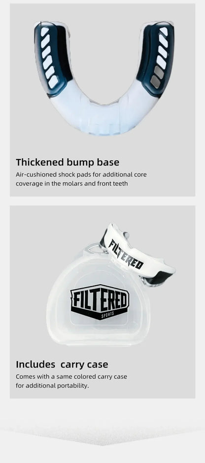 Protège-Dents de Sport FILTERED – Protection Dentaire EVA, Idéal pour MMA, Boxe, Kickboxing et Sports de Combat - BLACKBEARD OUTDOOR INDUSTRIES