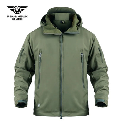 Veste Softshell Homme Shark Skin - Chaude, Respirante et Résistante aux Intempéries - BLACKBEARD OUTDOOR INDUSTRIES