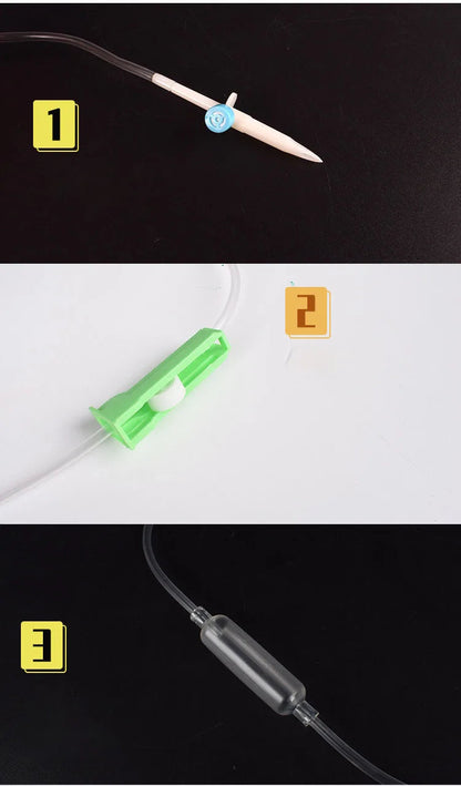 Kit d’Injection Vétérinaire Stérile Jetable avec Tubulure d’Infusion et Aiguille Goutte à Goutte Ma boutique