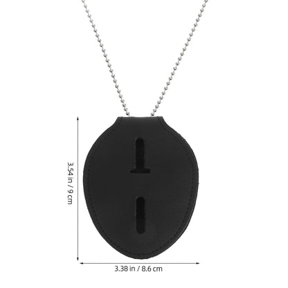 Porte-Badge Rigide PU Clip Métal – Protection Carte ID Sécurité, Police, Pro - BLACKBEARD OUTDOOR INDUSTRIES