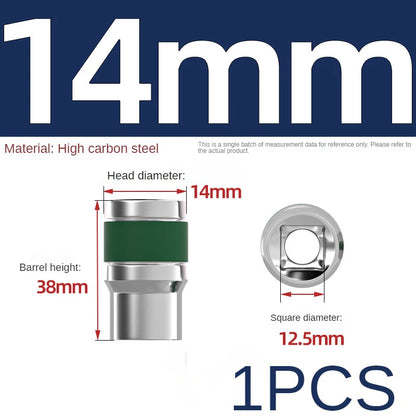 Jeu de Douilles 8-32 mm | Hexagonales 1/2" – Renforcées & Épaissies | Pour Clé à Chocs ou Pneumatique - BLACKBEARD OUTDOOR INDUSTRIES