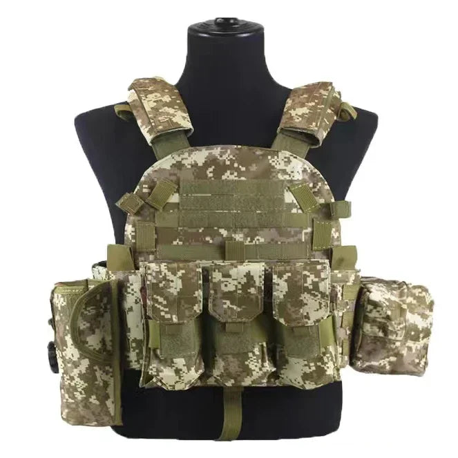 Gilet porte-plaques tactique 6094 MOLLE réglable