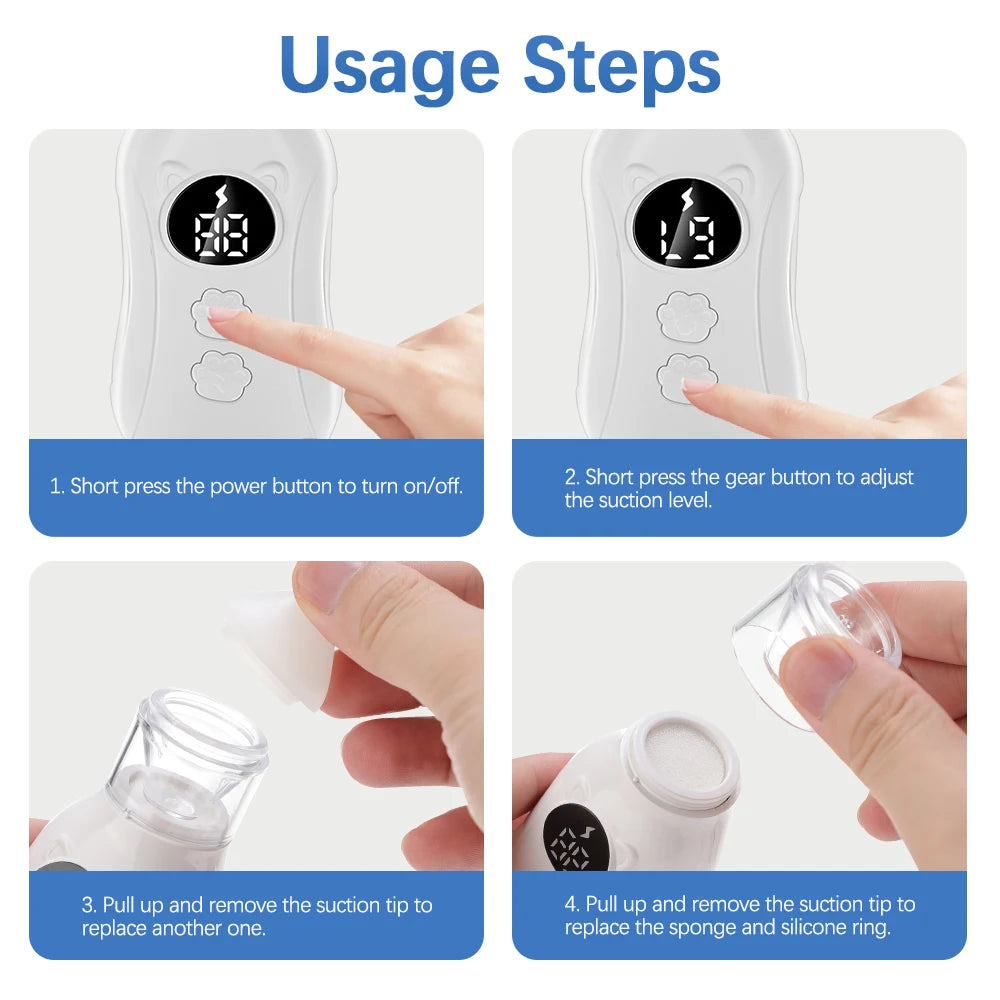 Aspirateur Nasal Électrique pour Bébé - Appareil Portable , avec 2 Embouts en Silicone - BLACKBEARD OUTDOOR INDUSTRIES