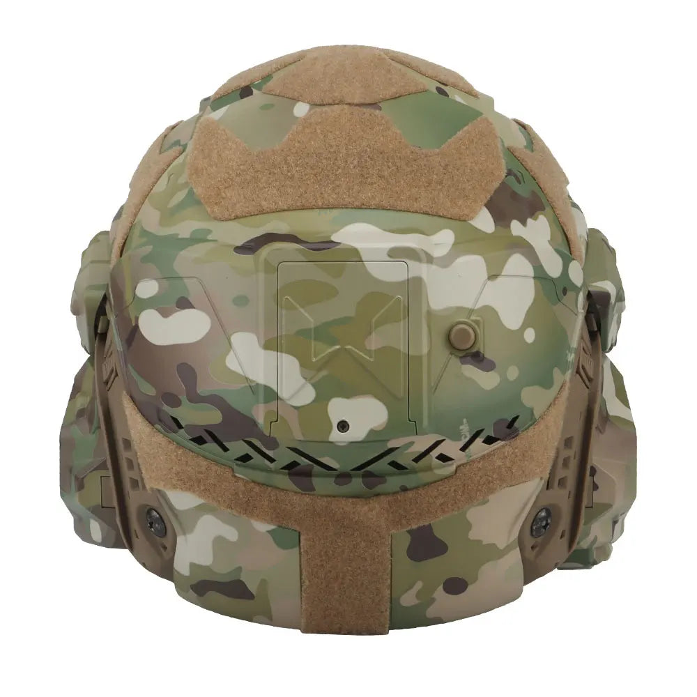 Casque airsoft tactique HL-99 avec masque relevable et ventilation anti-buée