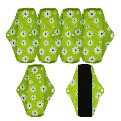 VEJYO – Lot de 5 Serviettes Hygiéniques Lavables en Charbon de Bambou Réutilisables Ma boutique