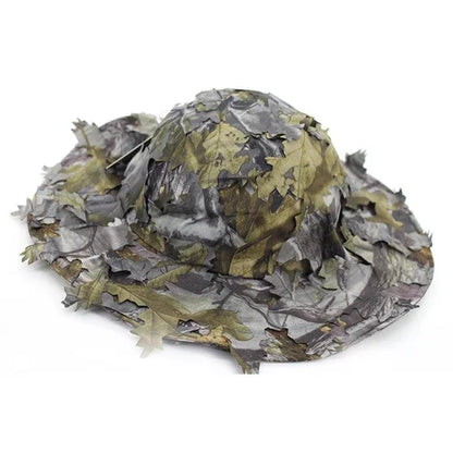 Casquette Tactique Camouflage 3D à Feuilles Bioniques – Chasse, Airsoft, Pêche, Observation Nature - BLACKBEARD OUTDOOR INDUSTRIES