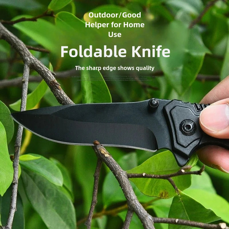 Multi functional outdoor camping knife with safety lock, foldable blade and sharp pocket tactical knife, suitable for fishing BLACKBEARD OUTDOOR INDUSTRIES