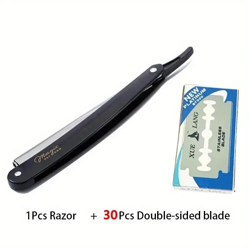 Outil professionnel de barbier – Lames de rasoir double tranchant classiques en acier inoxydable Ma boutique