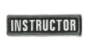 Patch Brassard Brodé PRESS MEDIA INSTRUCTOR – Réfléchissant & Lumineux | Velcro