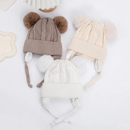 bonnet tricoté ours pour enfant 0/3ans Ma boutique
