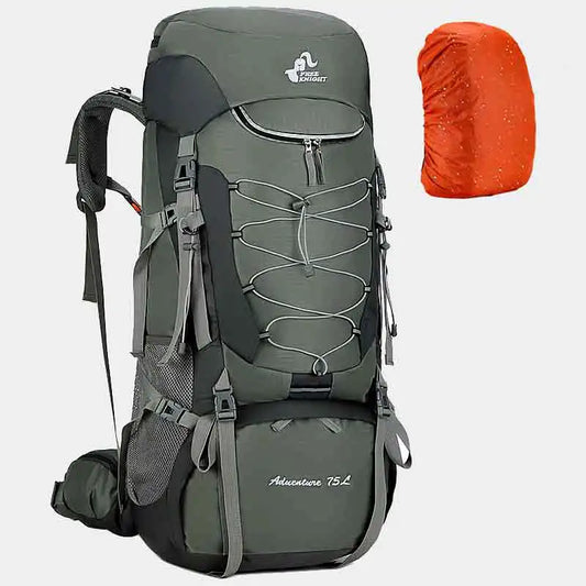 Sac à Dos de Camping 75L - Avec Housse de Pluie - Randonnée, Escalade, Trekking - Unisexe - BLACKBEARD OUTDOOR INDUSTRIES