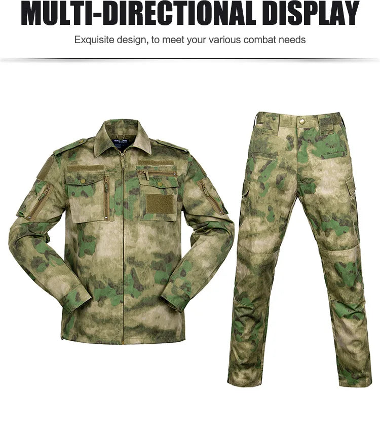 Uniforme Tactique BDU - Ensemble Camouflage avec Chemise et Pantalon | Vêtements de Randonnée, Chasse, Entraînement et Airsoft BLACKBEARD OUTDOOR INDUSTRIES