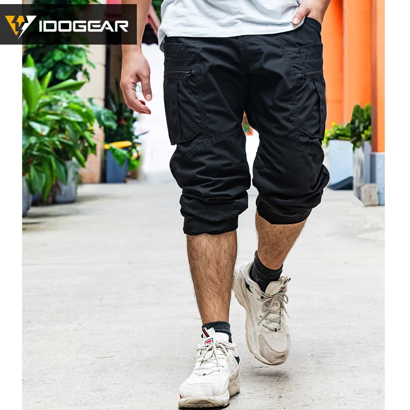Pantalon tactique IDOGEAR LF stretch multi-poches cargo exterieur