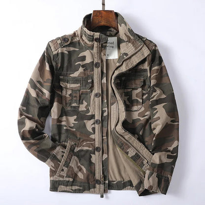 Veste Cargo en Denim pour Homme - Style Rétro avec Poches Multiples BLACKBEARD OUTDOOR INDUSTRIES