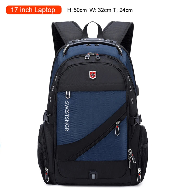 Sac à Dos Ordinateur Étanche 2025 – 17"/20" | Grande Capacité, USB, Antivol | Homme & Femme - BLACKBEARD OUTDOOR INDUSTRIES