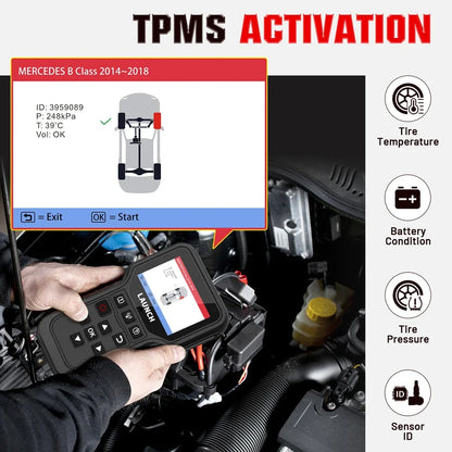 Launch CRT5011E – Outil de Réapprentissage TPMS & Diagnostic OBD2 - BLACKBEARD OUTDOOR INDUSTRIES