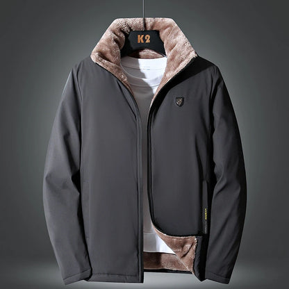 Veste Homme Hiver 2025 — Manteau Chaud Épais en Polaire Coupe Classique - BLACKBEARD OUTDOOR INDUSTRIES