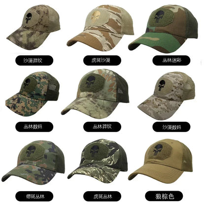 Casquette Tactique Camouflage Mesh – Forces Spéciales Respirante Unisexe | 11 Coloris - BLACKBEARD OUTDOOR INDUSTRIES