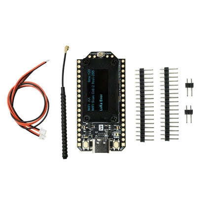 Carte Heltec WiFi LoRa 32 V4 – ESP32-S3, SX1262, OLED 0,96", LoRa, WiFi, BLE, Solaire, GPS, Meshtastic