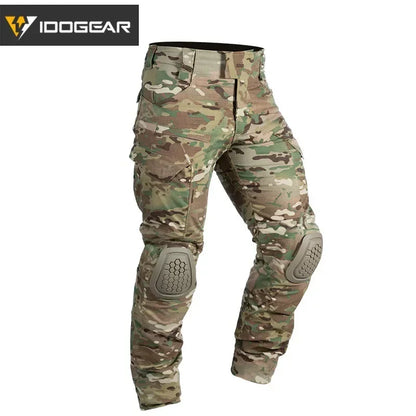 pantalon tactique idogear g4 combat genouillere multicam camo